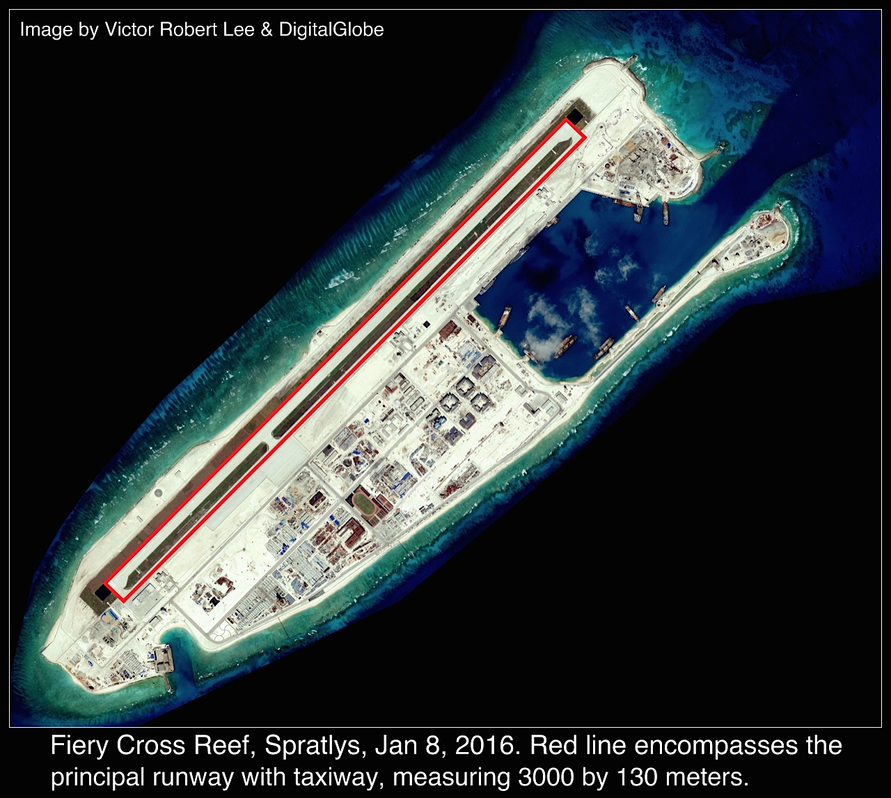 Fiery Cross red line 1.4M 1-8-2016_WV3_30cm_Ortho_ColorBalance_Dark